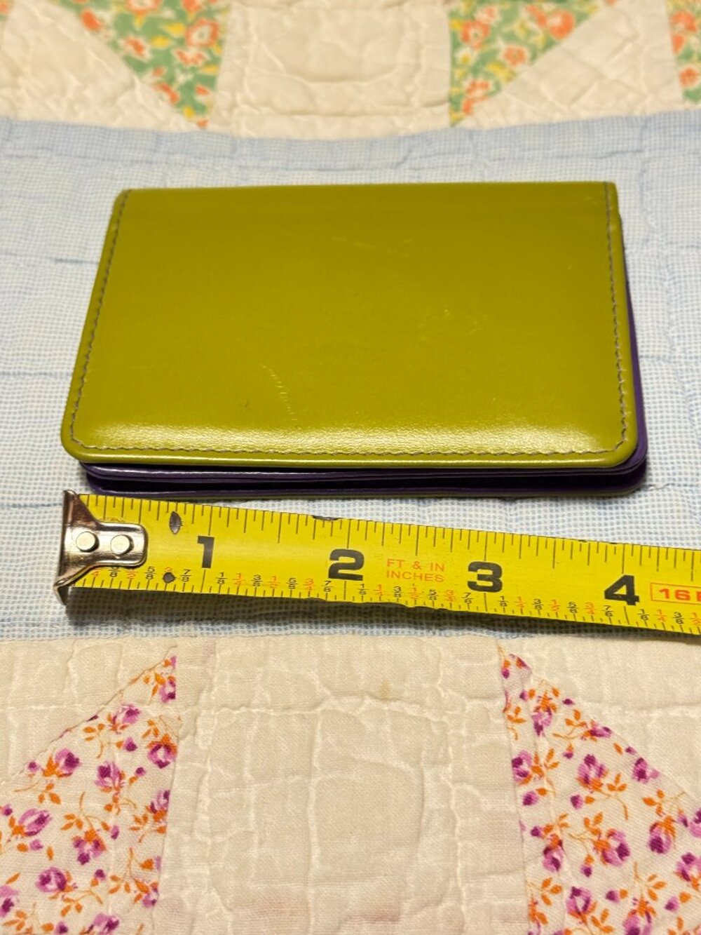 Multi Color Leather Card Case